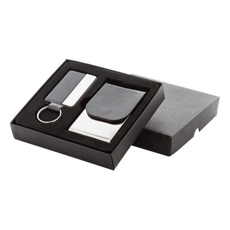 Card holder and keychain set Sesto